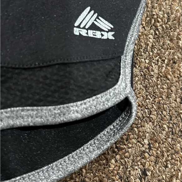 EUC Women’s RBX Sz L athletic black shorts training running jogg casual racer - Picture 2 of 4